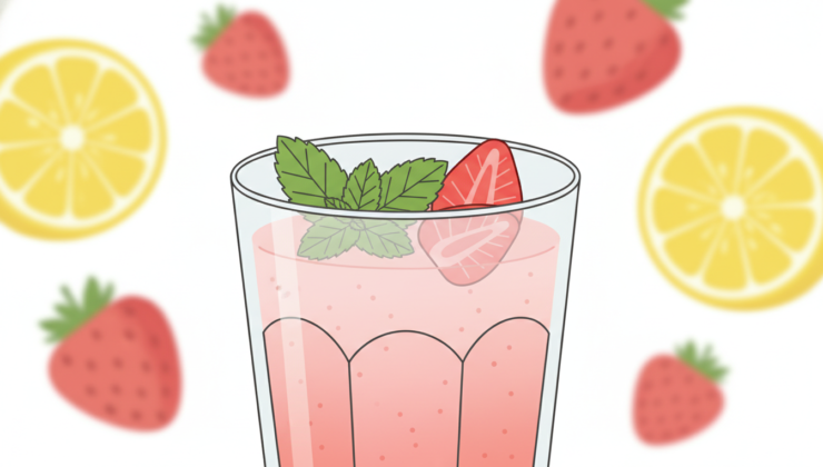 Ev Yapımı Çilekli Limonata: Yazın Vazgeçilmez Ferahlığı