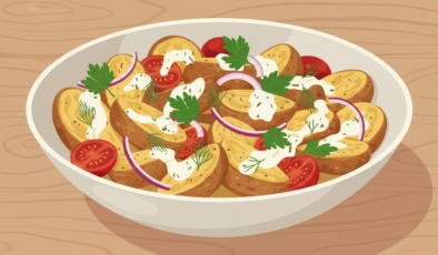 Çıtır Ezilmiş Patates Salatası: Lezzet ve Dokunun Buluştuğu Mükemmel Tarif