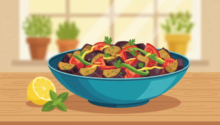 Közlenmiş Patlıcan Salatası: Yaz Sofralarının Vazgeçilmezi